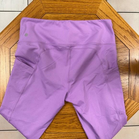 *ZELLA* Purple Activewear Leggings w/ Pockets Size Large - Picture 5 of 7